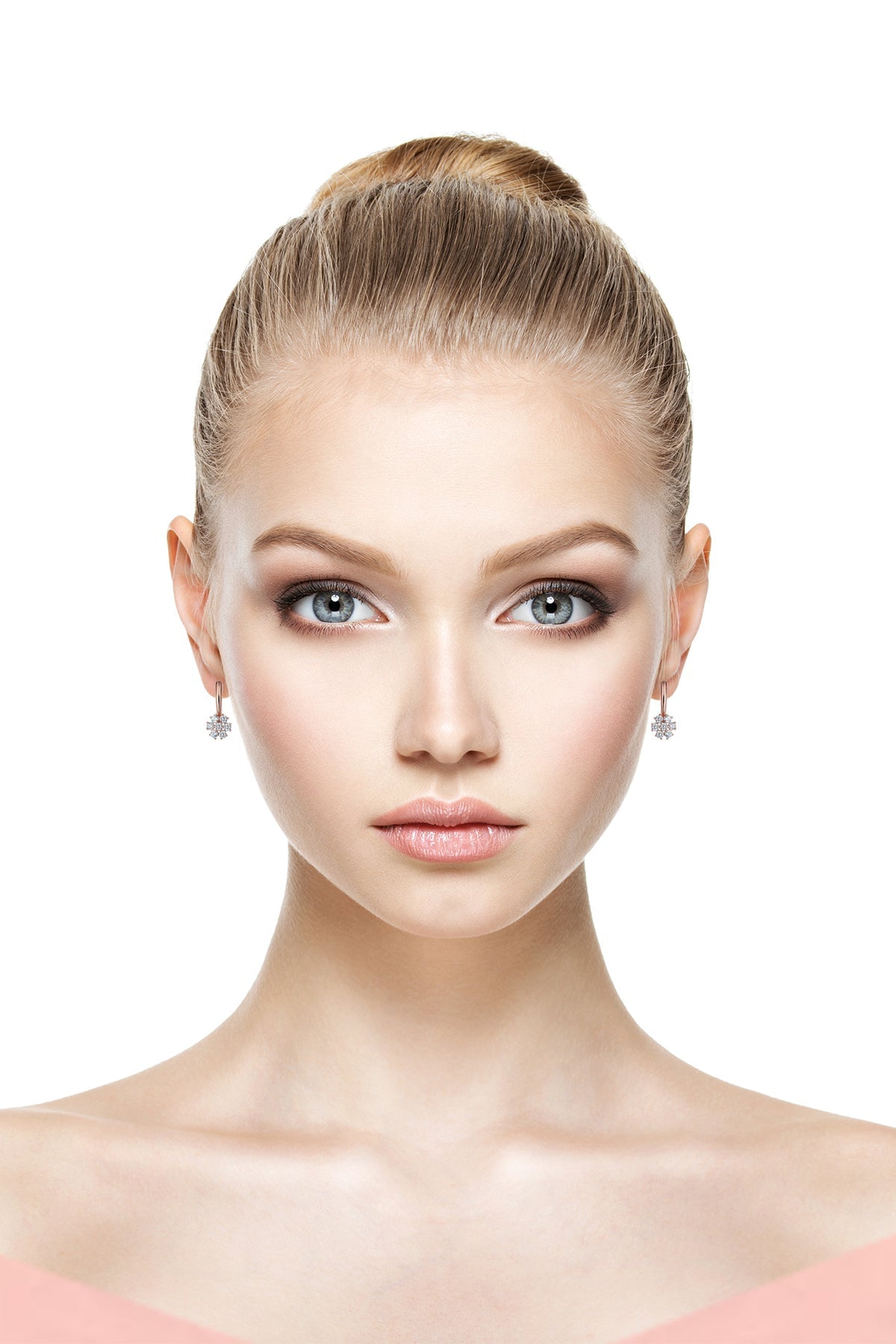0.70 Carat Diamond Hybrid Gold Earring