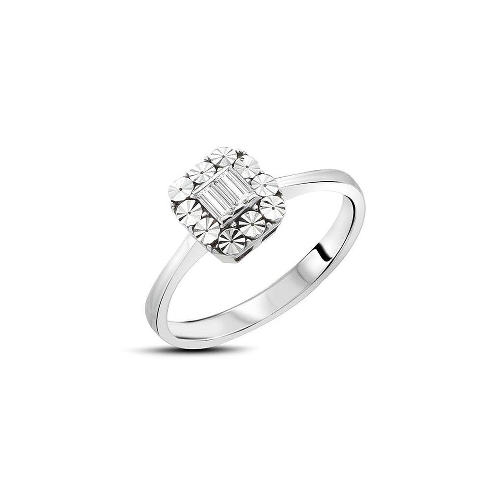 0.06 Carat Baguette Ring