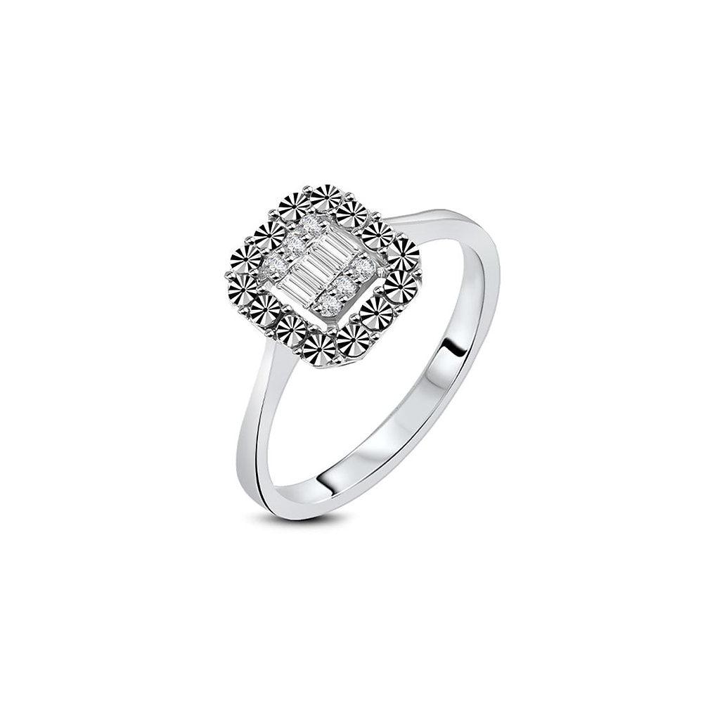 0.14 Carat Baguette Ring