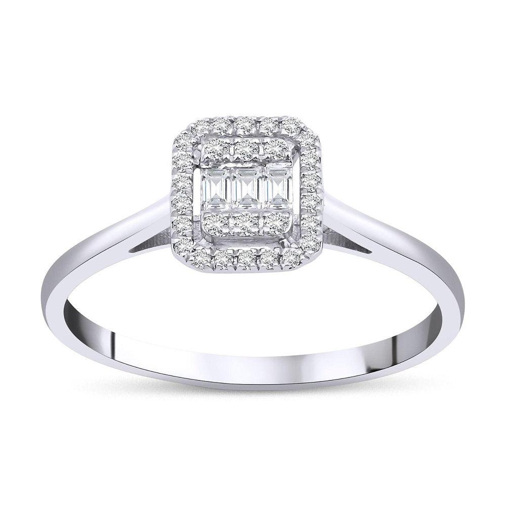 0.16 Carat Baguette Ring