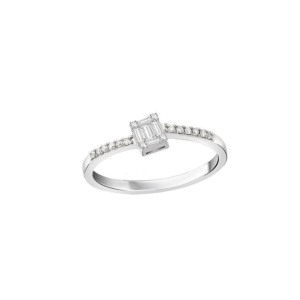 0.22 Carat Baguette Ring