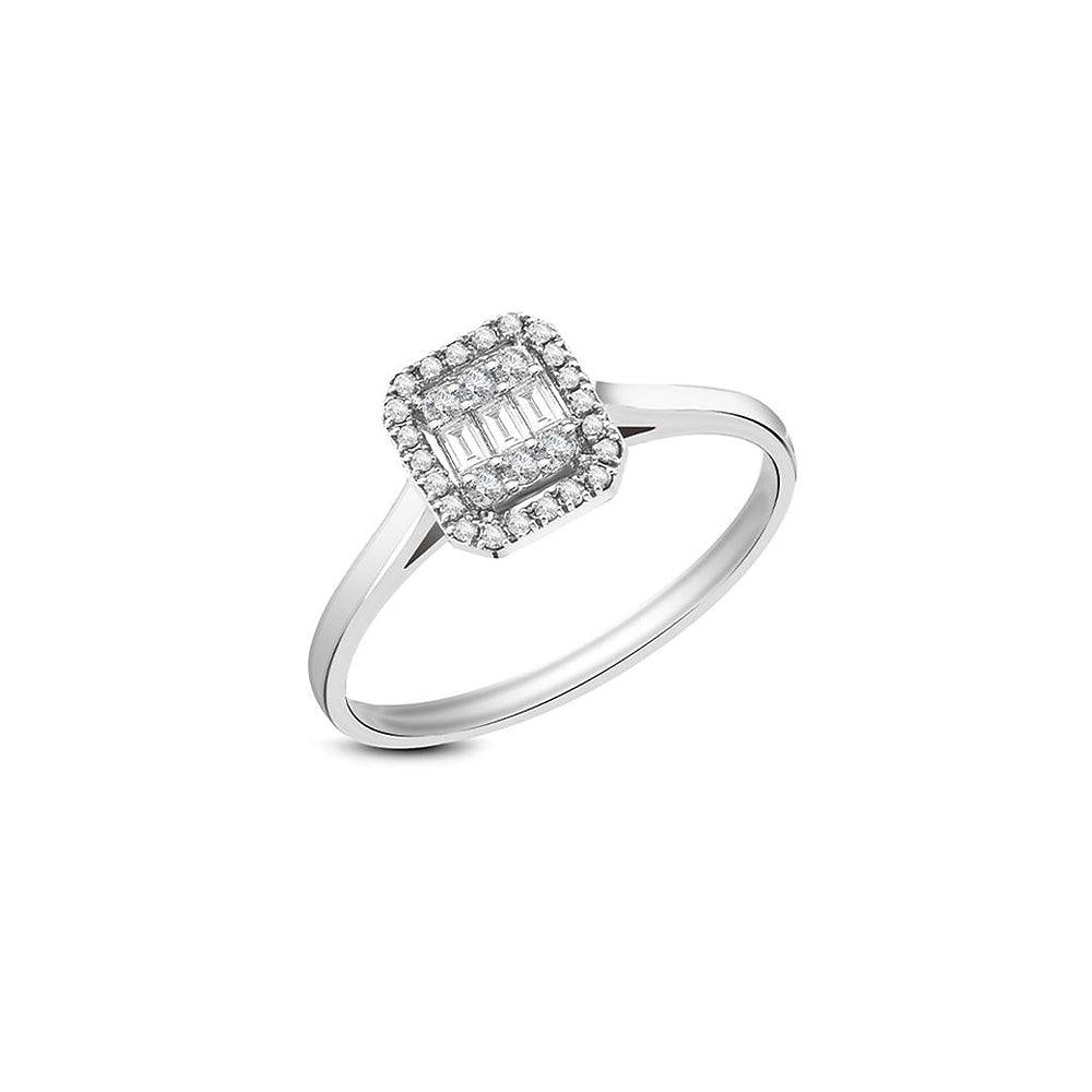 0.22 Carat Baguette Ring