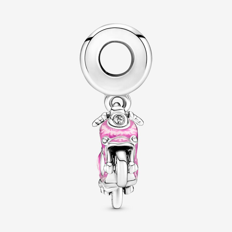 Pink Motorcycle Charm