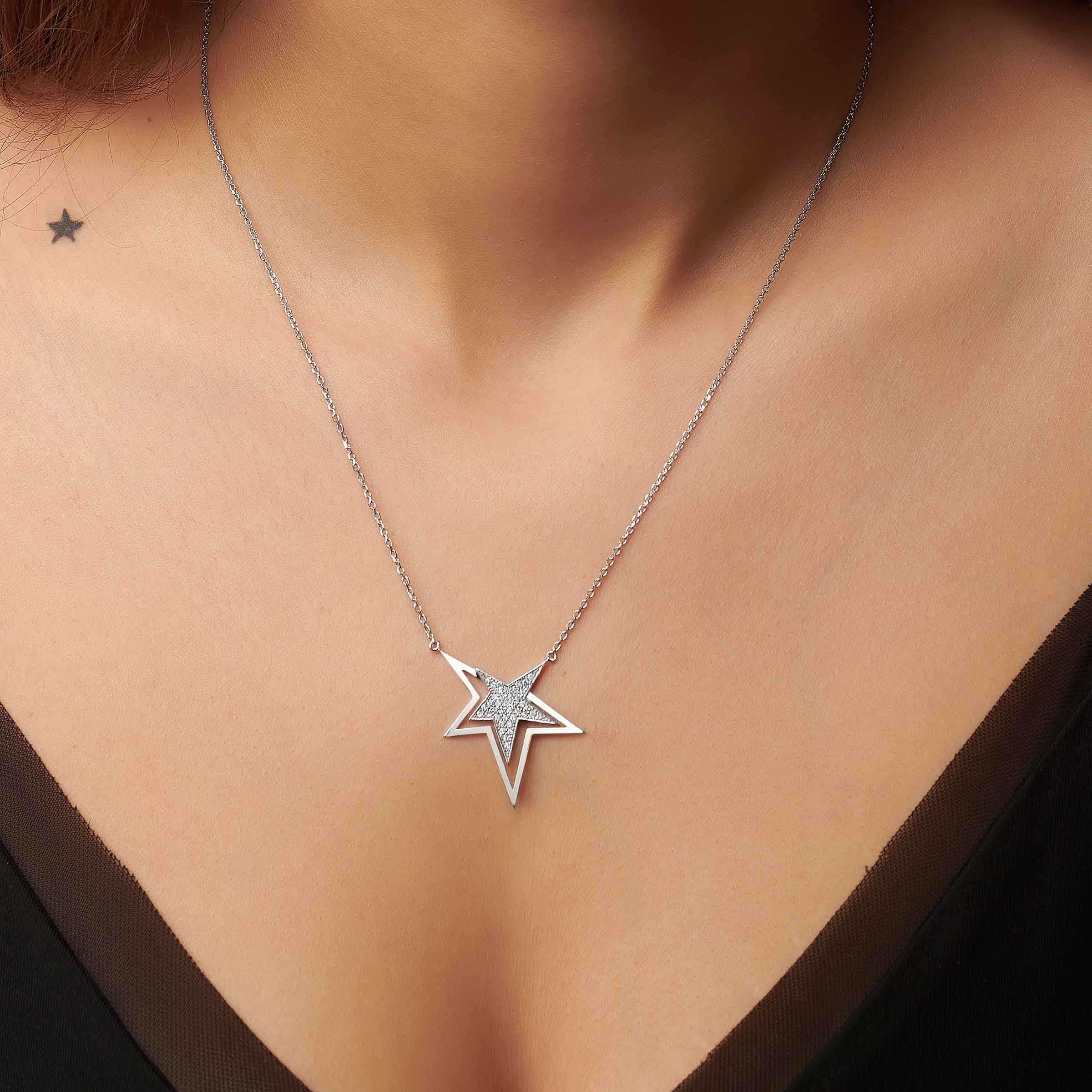 Best Friend Stella Diamond Necklace