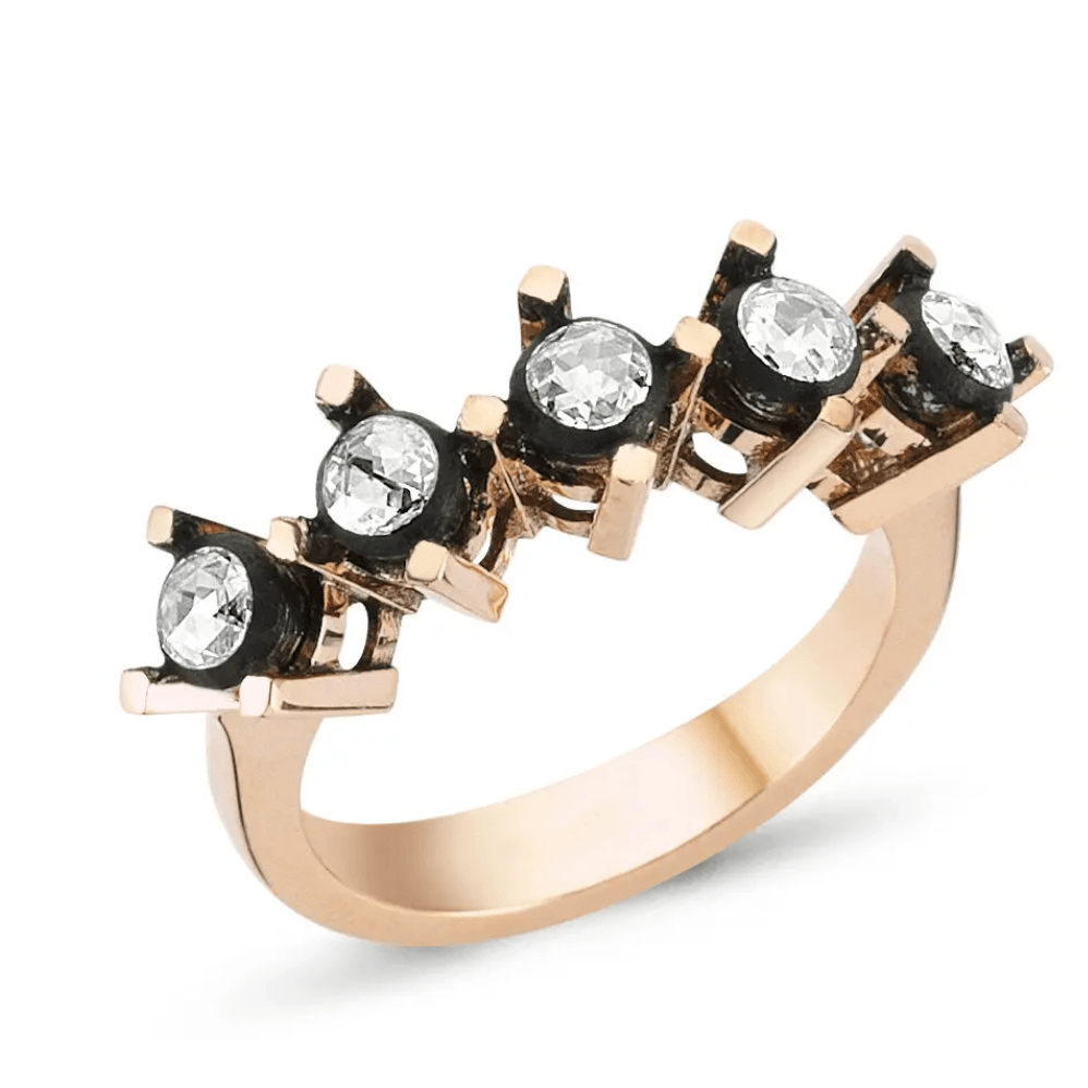 0.30 Carat Five Stone Diamond Ring