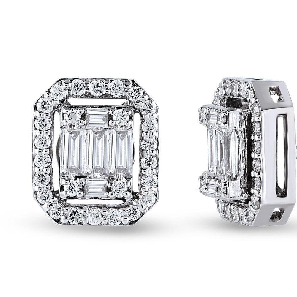 0.40 Carat Baguette Earring