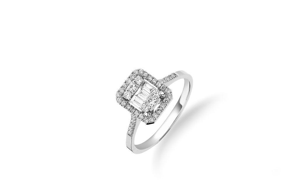 0.48 Carat Baguette Ring
