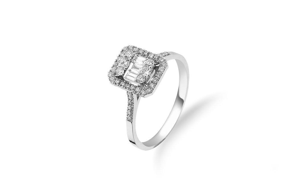 0.48 Carat Baguette Ring