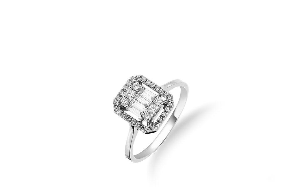 0.49 Carat Baguette Ring