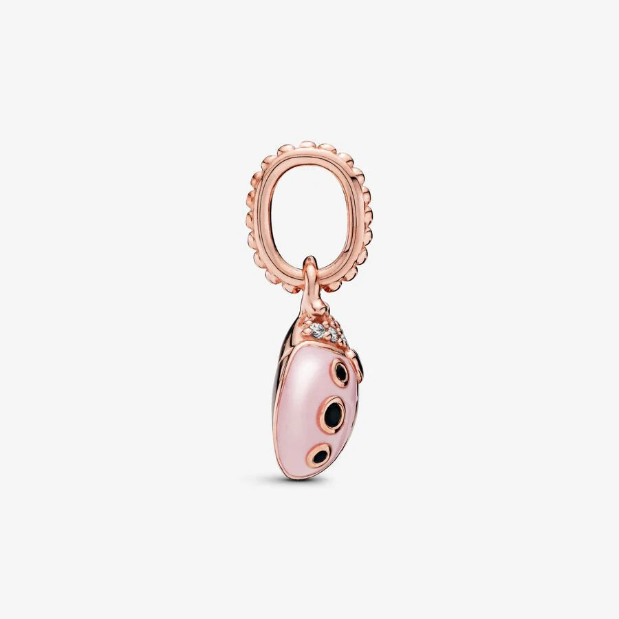 Pink Ladybug Charm