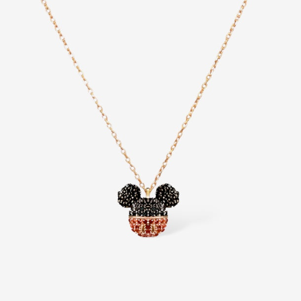 Berlin Mickey Mouse 14K Gold Plated Silver Necklace