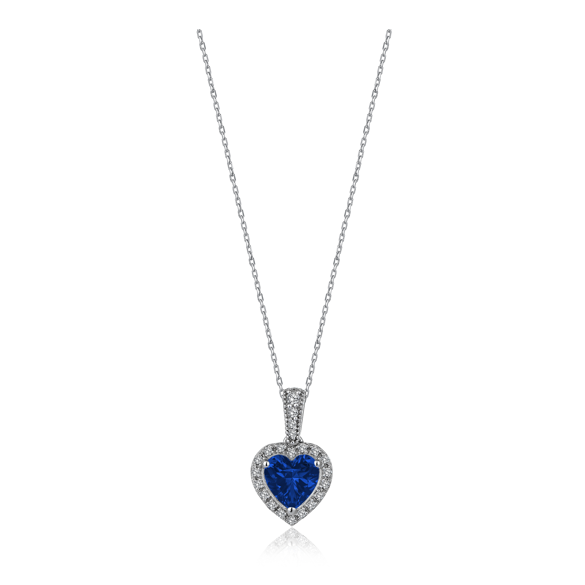 Center of Love Diamond Hybrid Gold Necklace