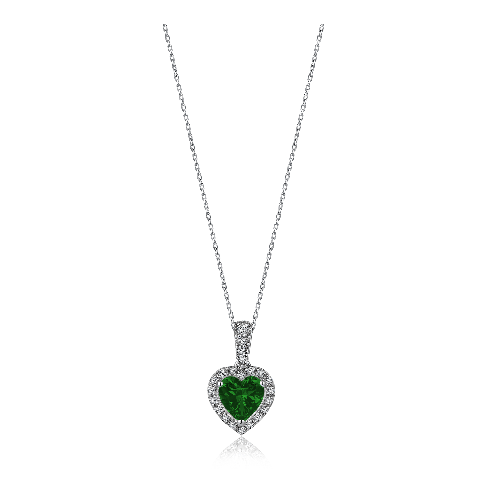 Center of Love Diamond Hybrid Gold Necklace