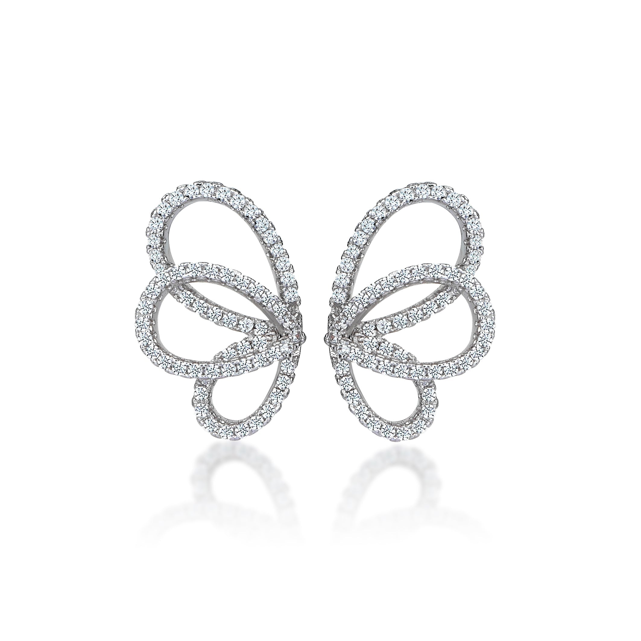 1.50 Carat Diamond Hybrid Gold Earring