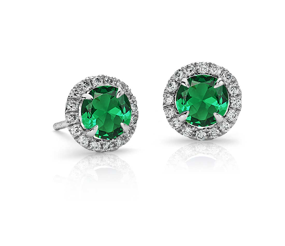 1.7 Carat Diamond Ruby Earring