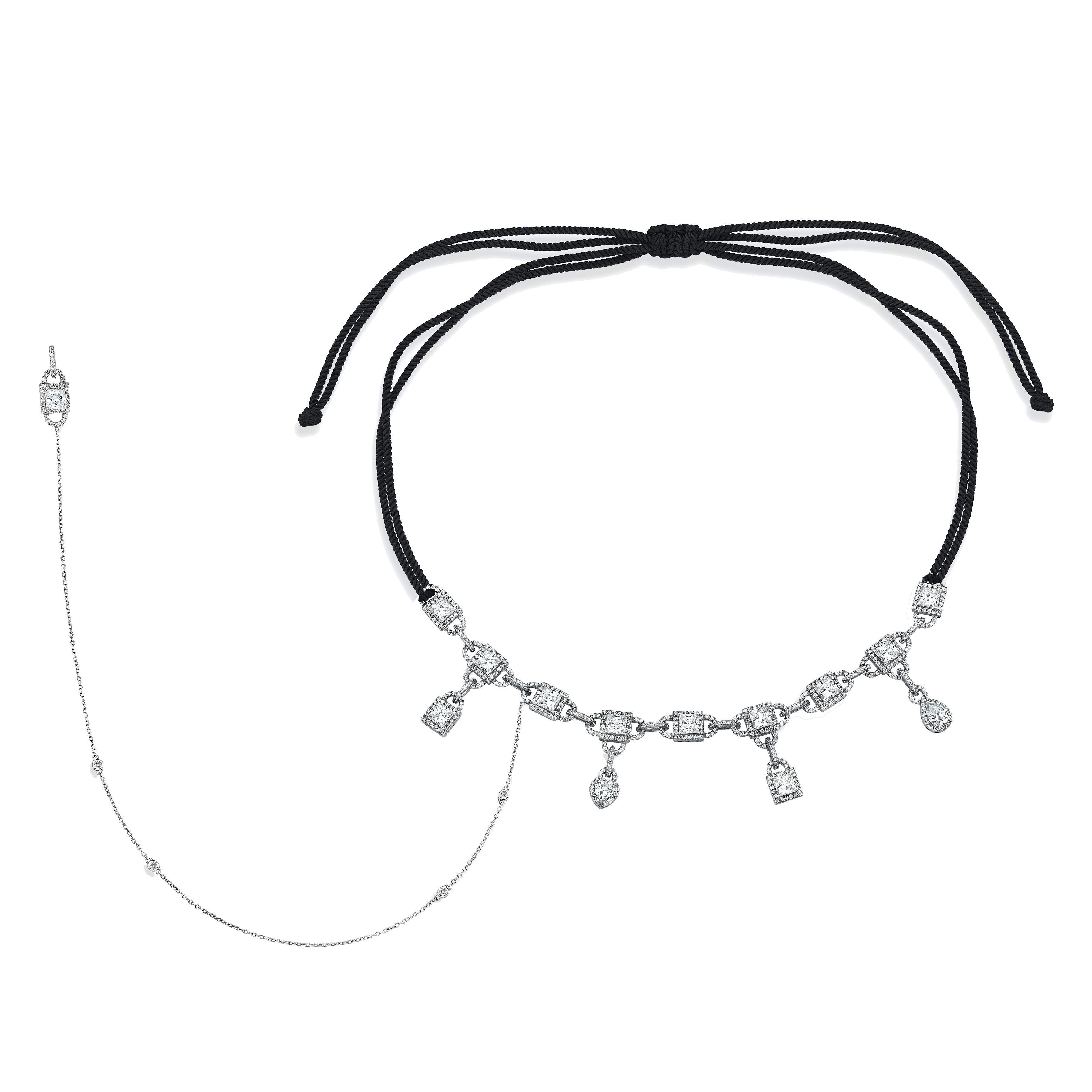 10 Carat Diamond Hybrid Gold Neckmaran