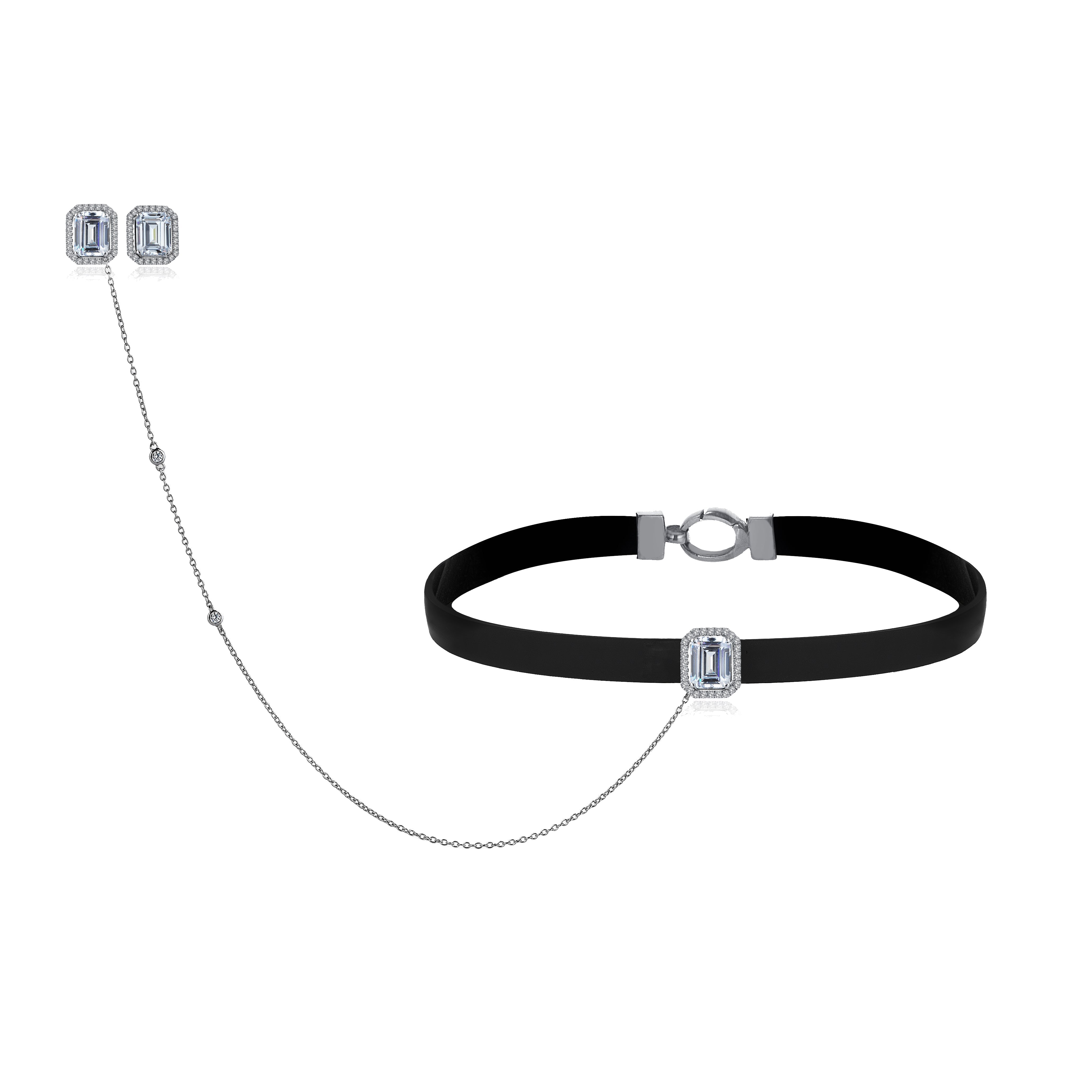10 Carat Diamond Hybrid Anturage Gold Neckmaran