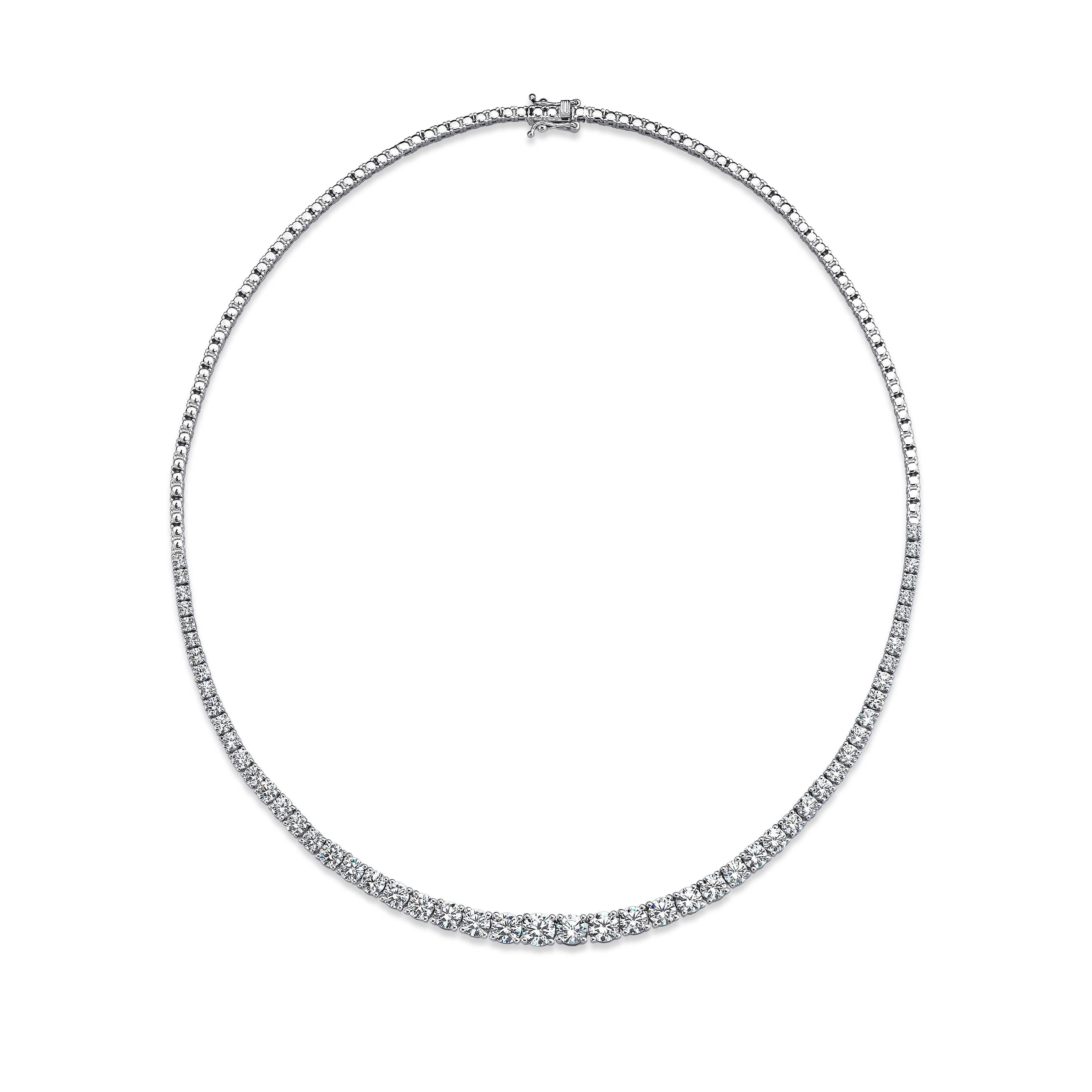 11 Carat Diamond Hybrid Gold Necklace
