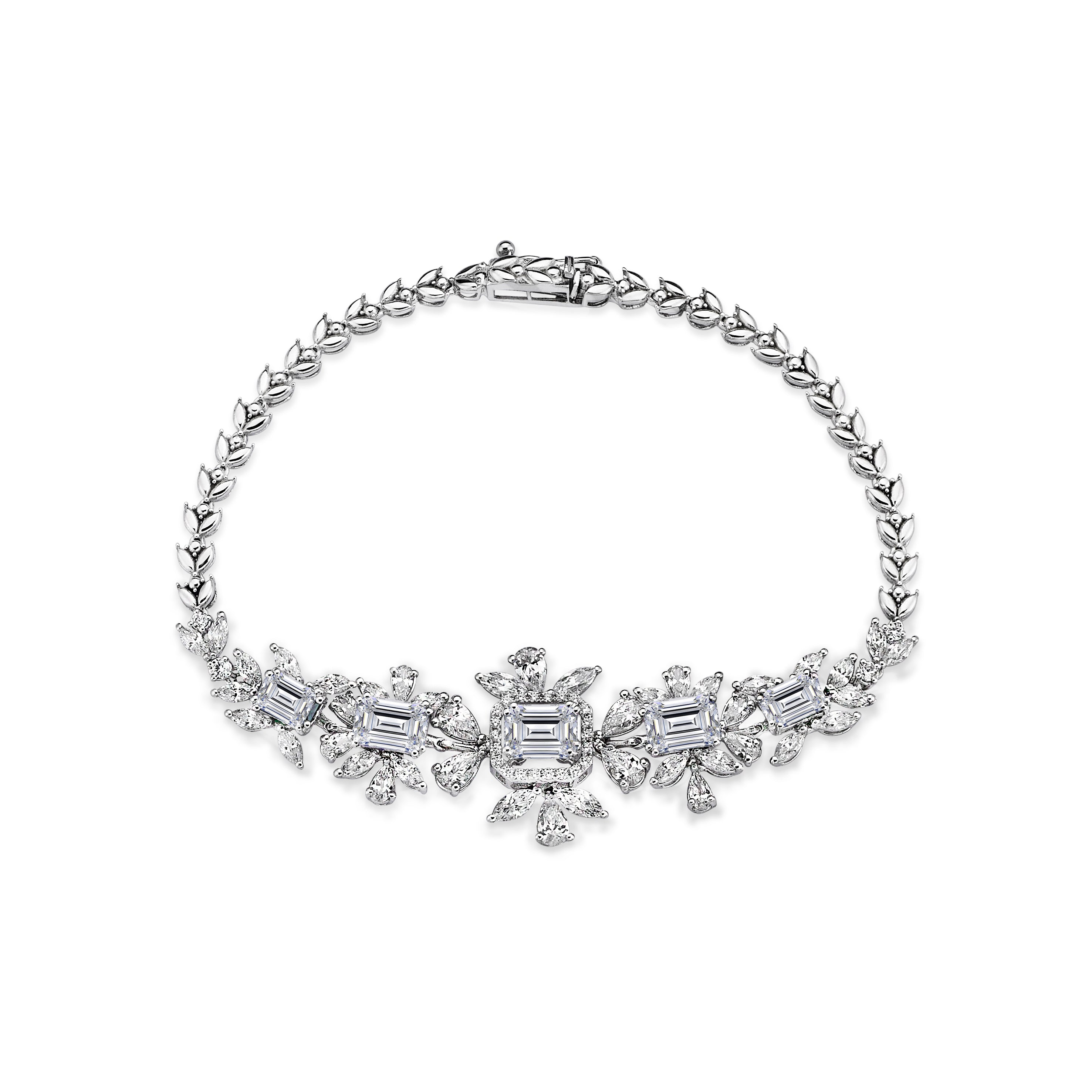 10 Carat Diamond Hybrid Gold Bracelet