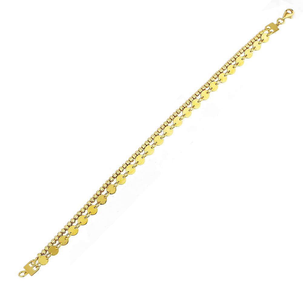 22 Carat Sequined Dorika Bracelet