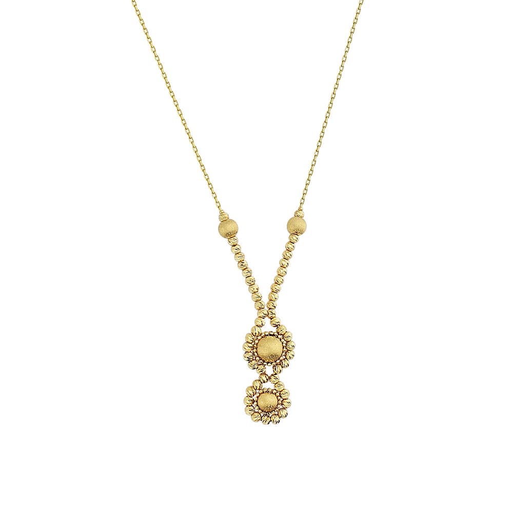 22 Carat Special Design Dorika Ball Necklace