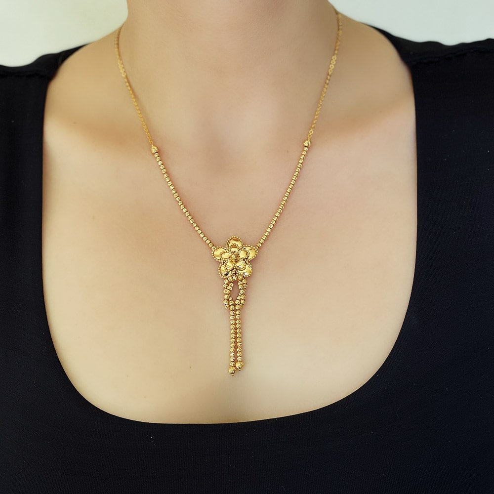 22 Carat Special Design Dorika Ball Necklace