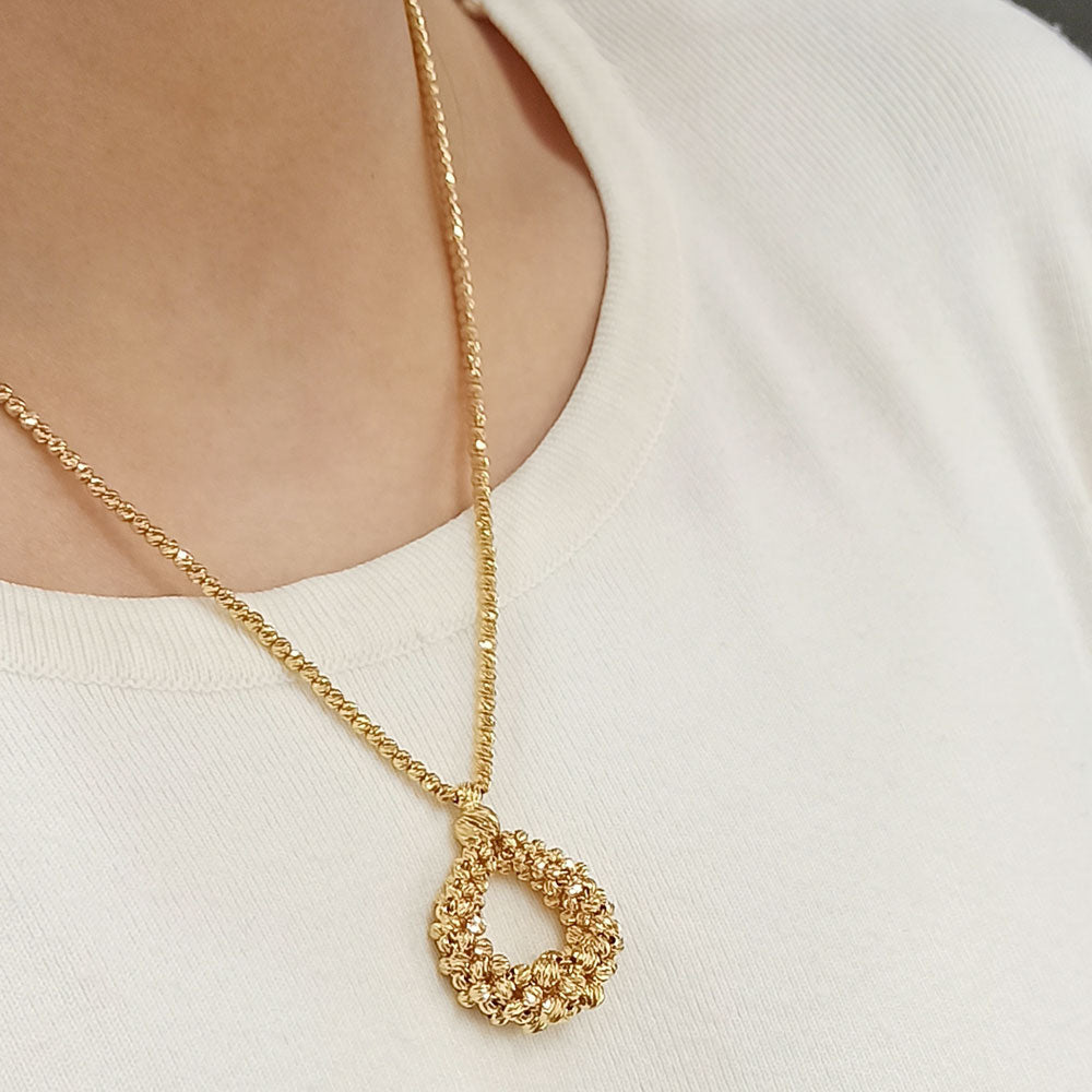22 Carat Special Design Dorika Ball Necklace