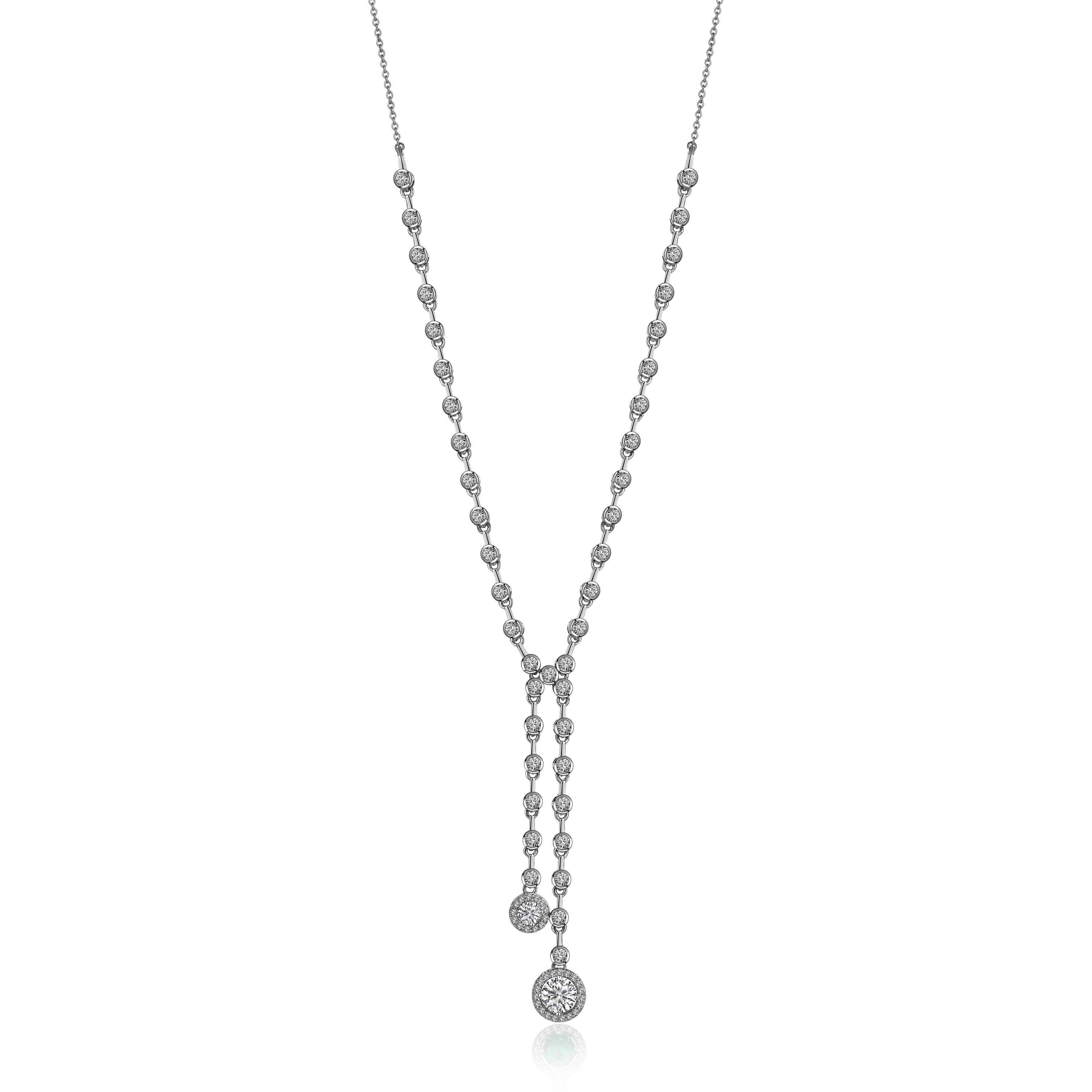 3 CARAT DIAMOND HYBRID CHICCY NECKLACE SUPER OFFER PRICE