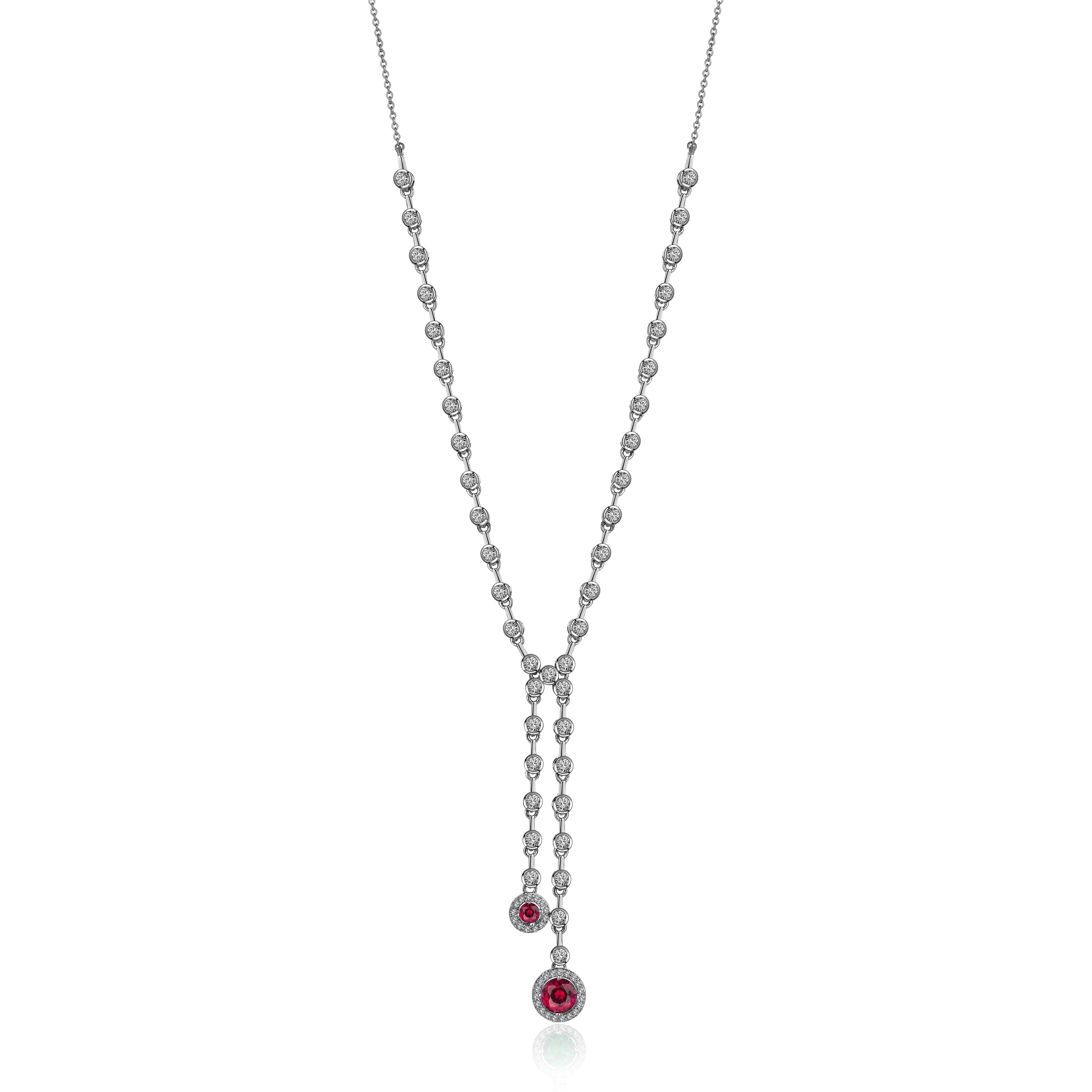 3 CARAT DIAMOND HYBRID CHICCY NECKLACE SUPER OFFER PRICE