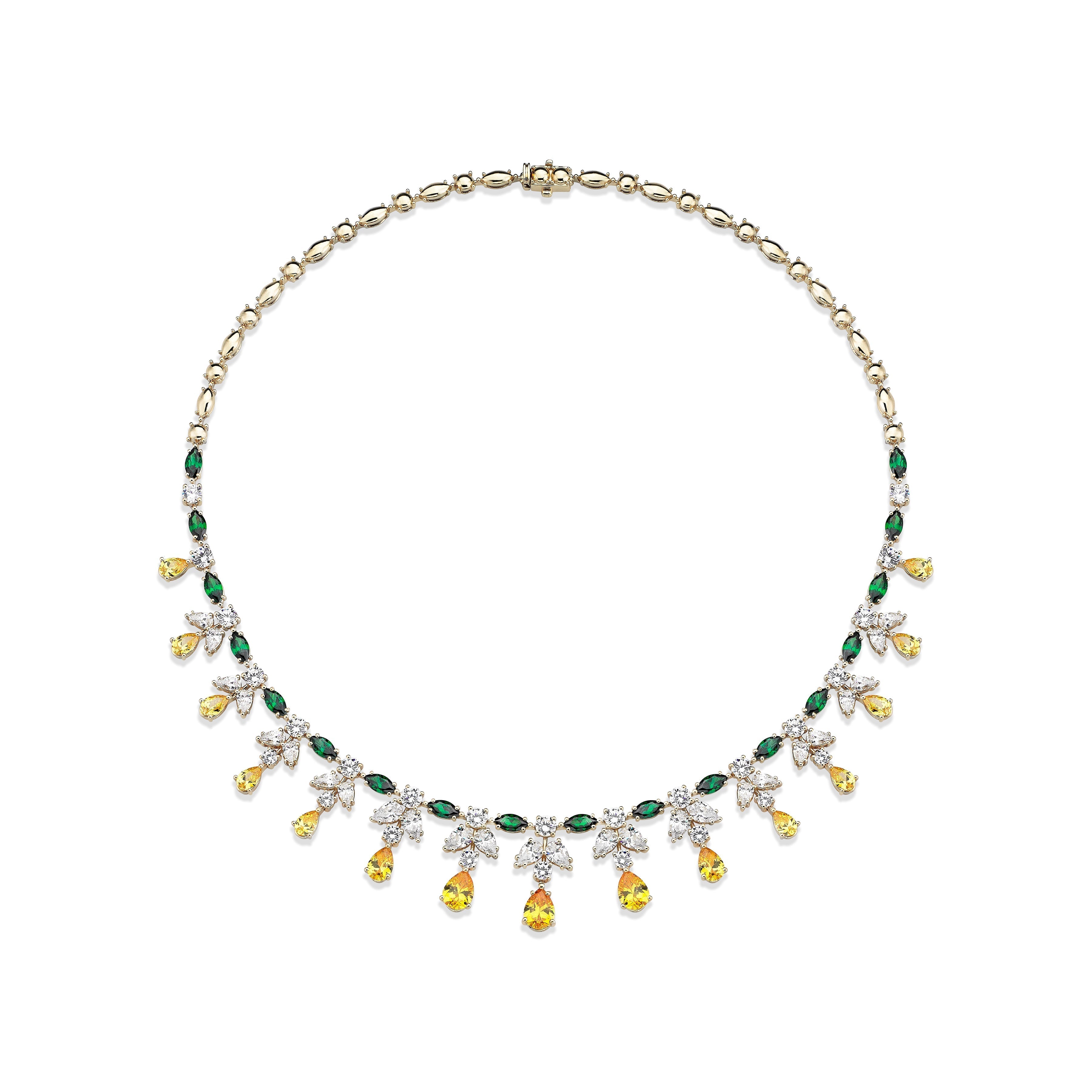 25 Carat Diamond Hybrid Gold Necklace