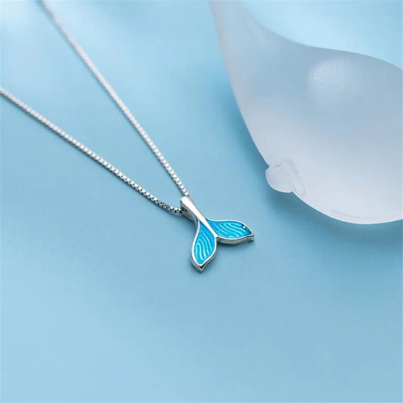 925 Silver | Whale Tail Necklace