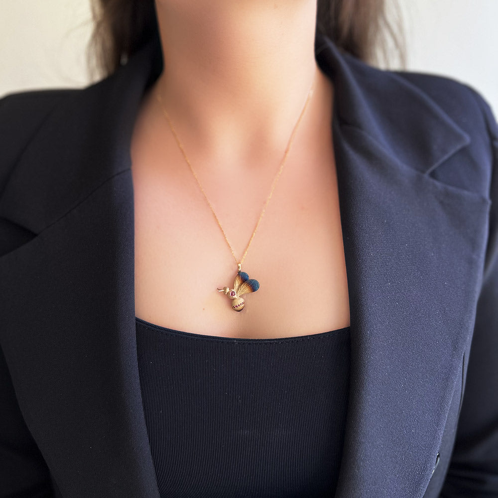 Global Warming Bee Pendant