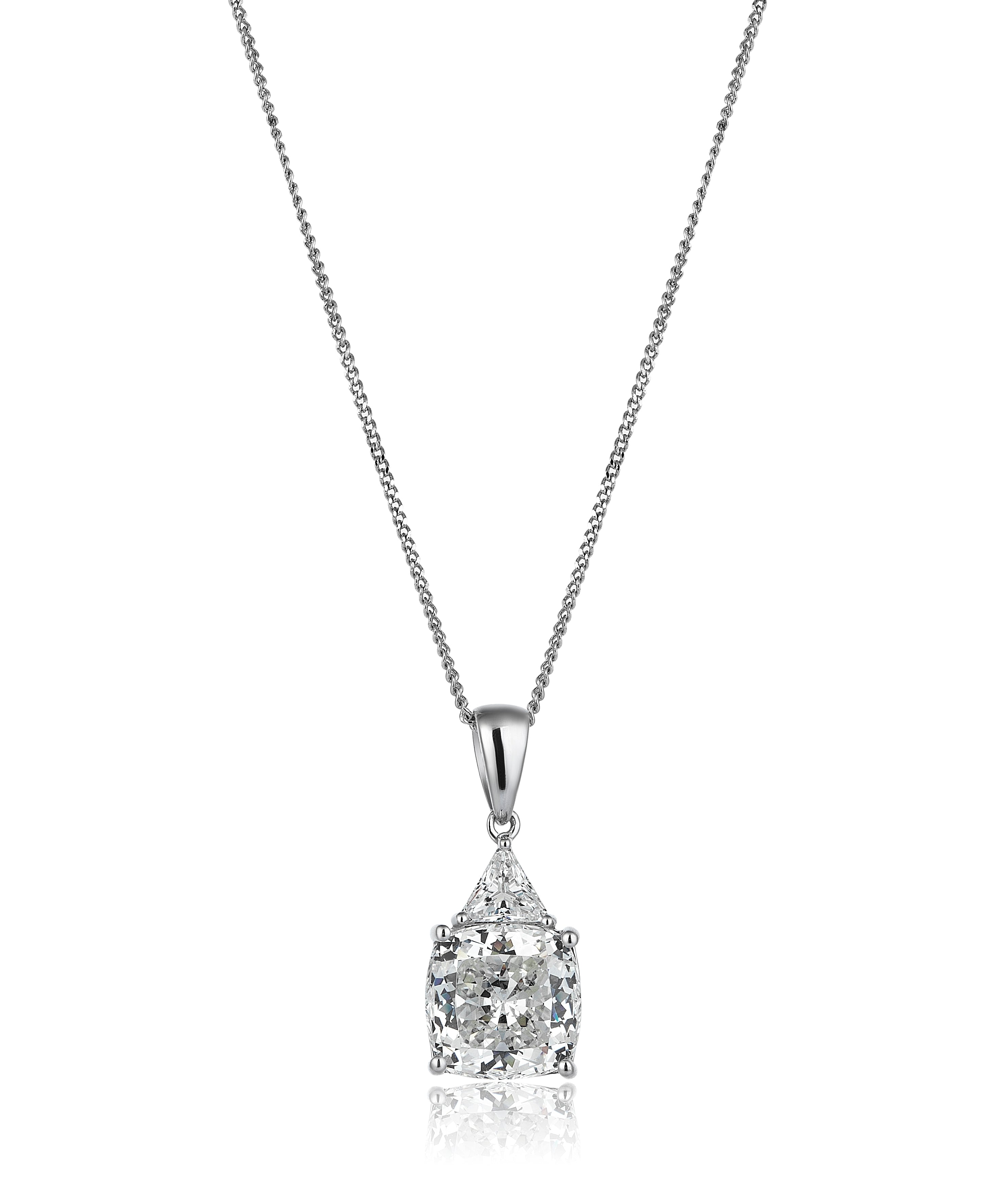 4 Carat Diamond Hybrid Gold Necklace