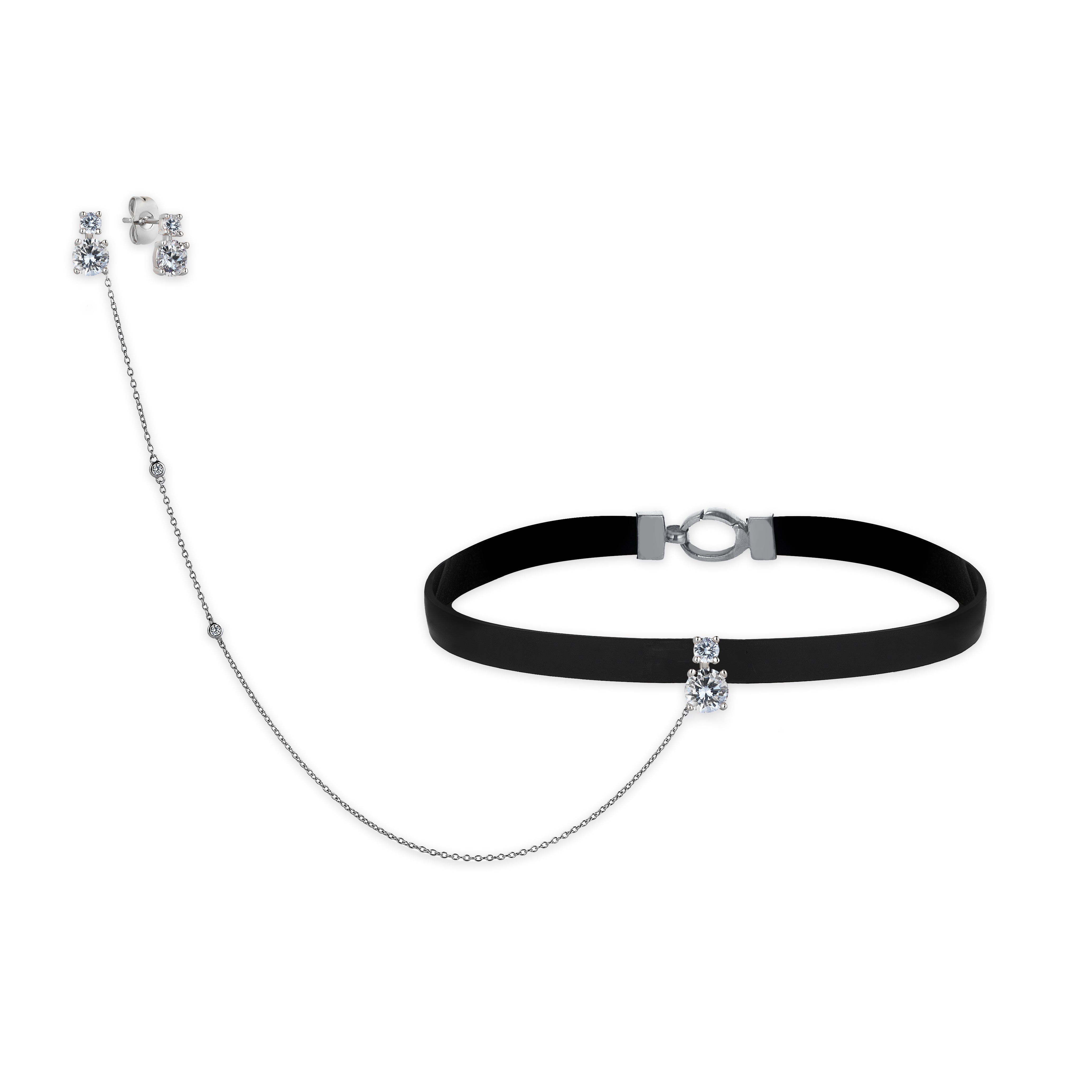 4 Carat Diamond Hybrid Gold Neckmaran