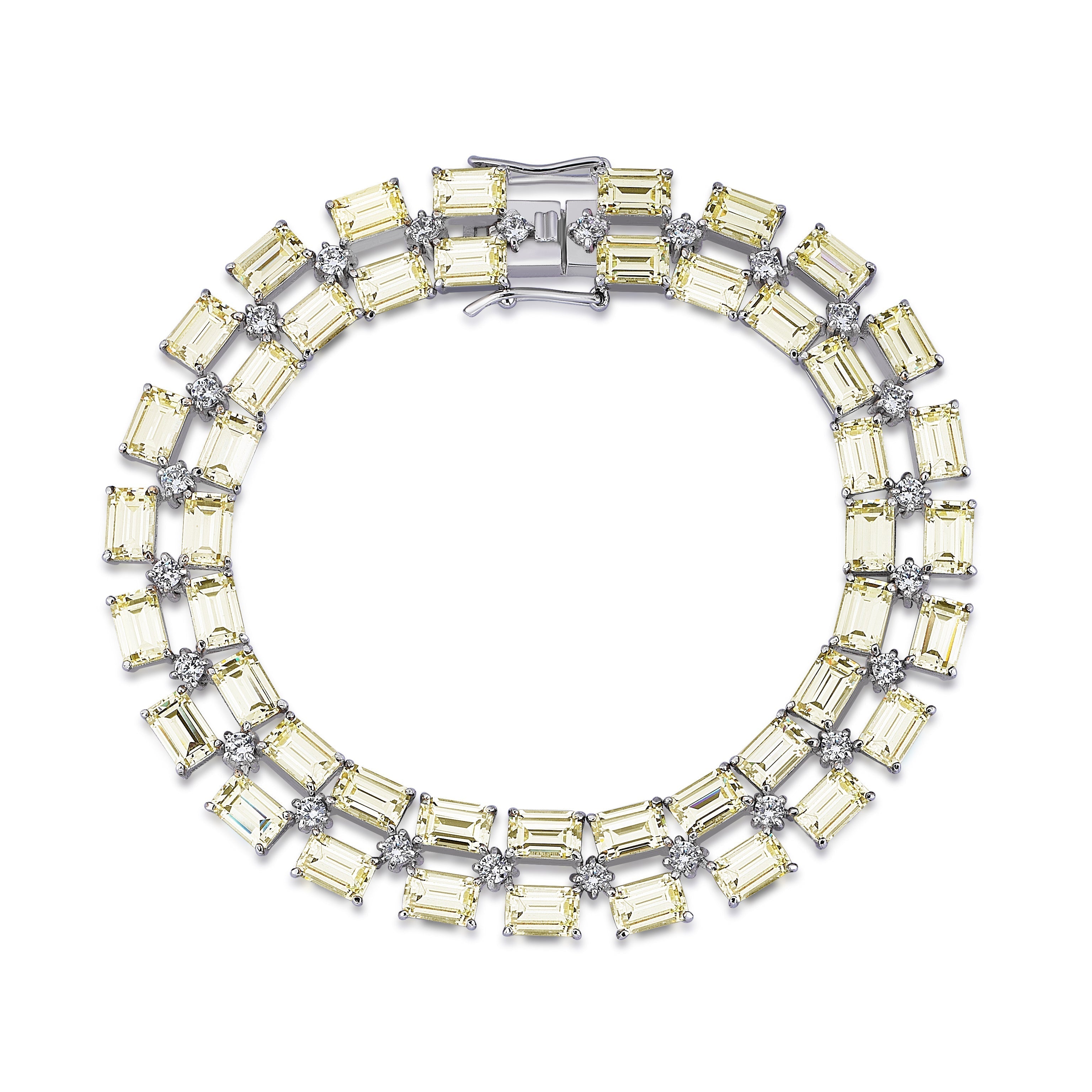 40 Carat Diamond Hybrid Gold Bracelet
