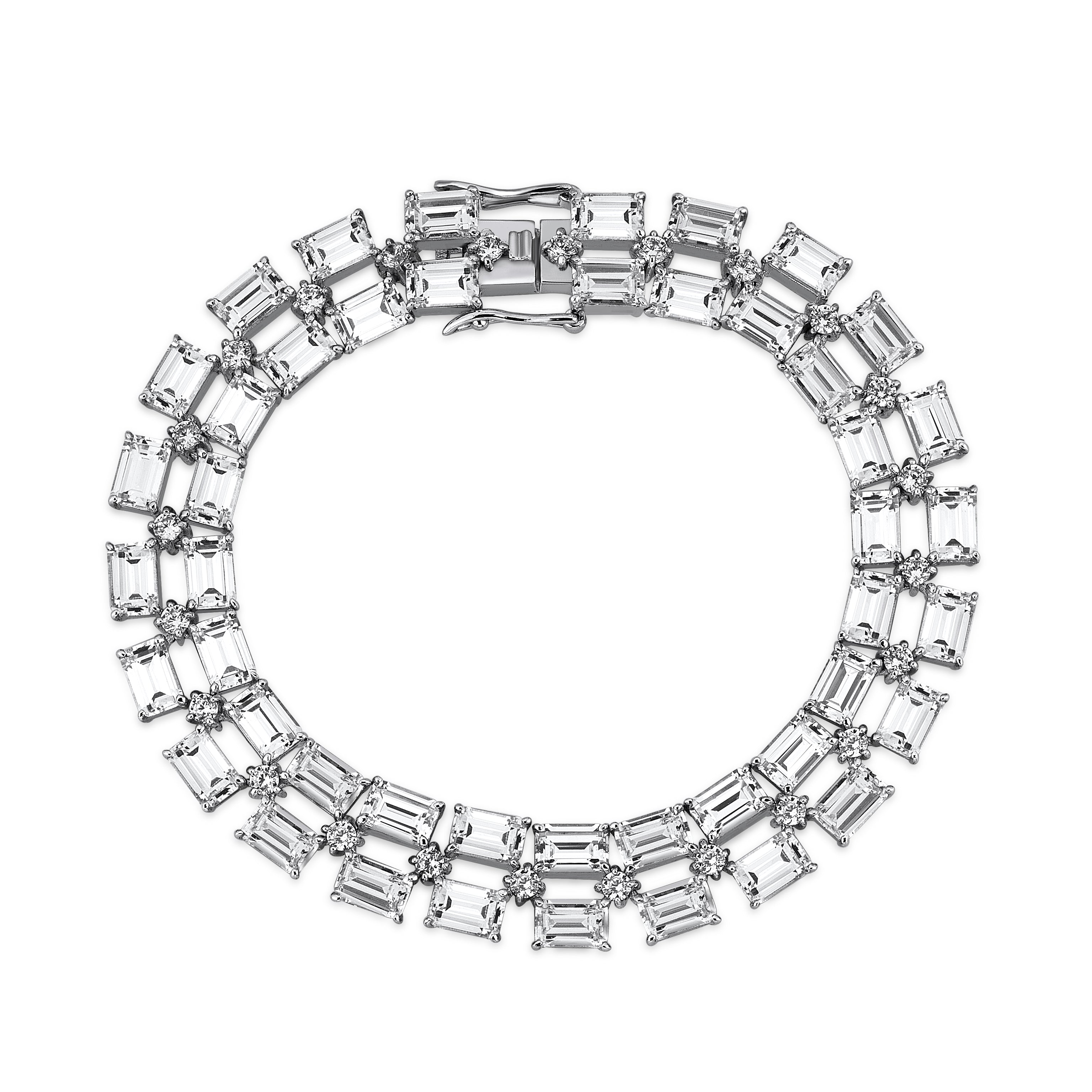 40 Carat Diamond Hybrid Gold Bracelet