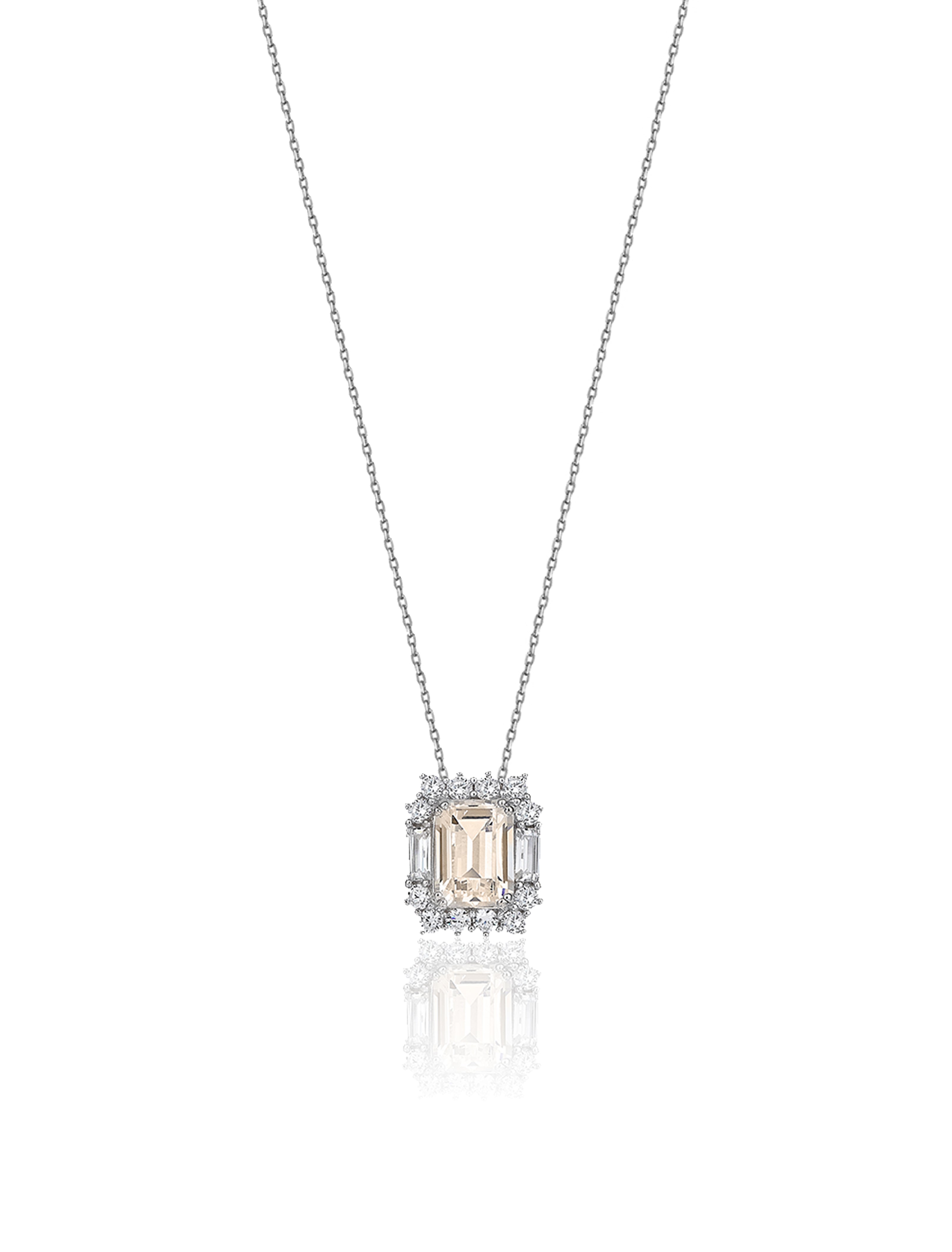 6 Carat Diamond Hybrid Gold Necklace