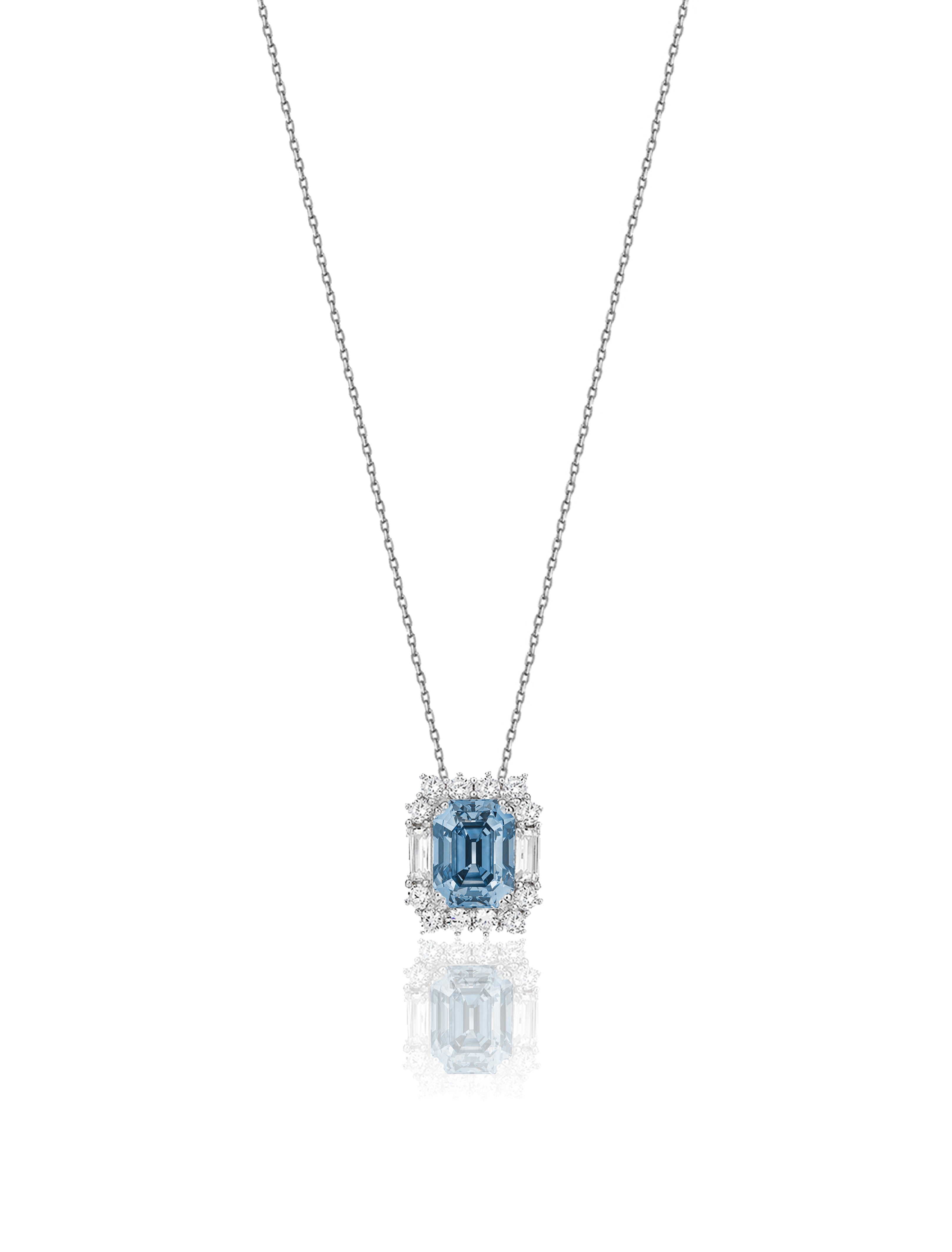 6 Carat Diamond Hybrid Gold Necklace