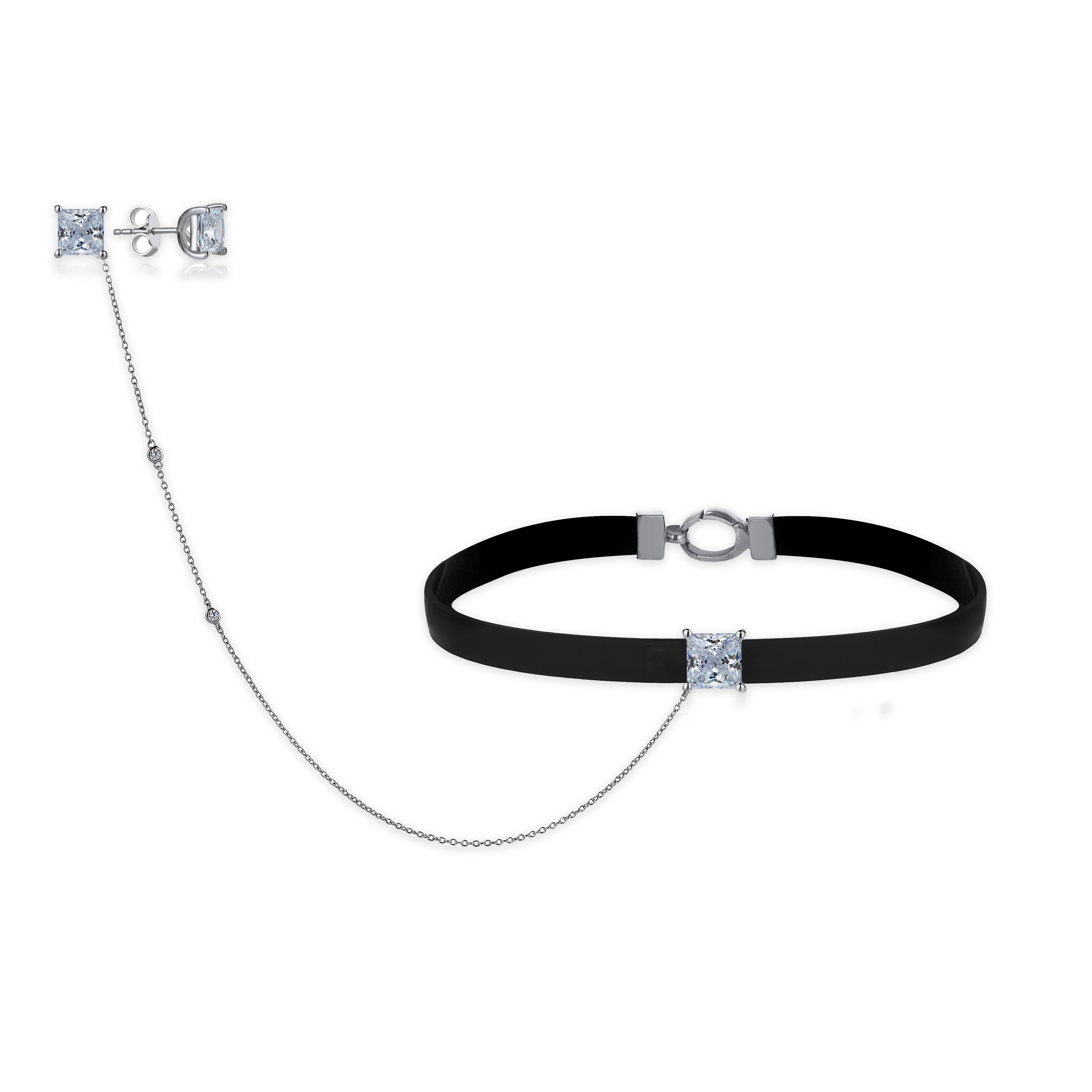 6 Carat Diamond Hybrid Gold Neckmaran
