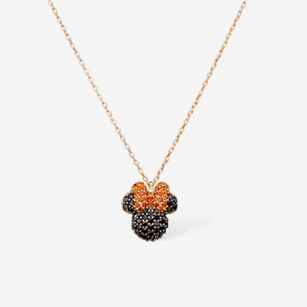 Berlin Minnie Mouse 14K Gold Plated Silver Necklace