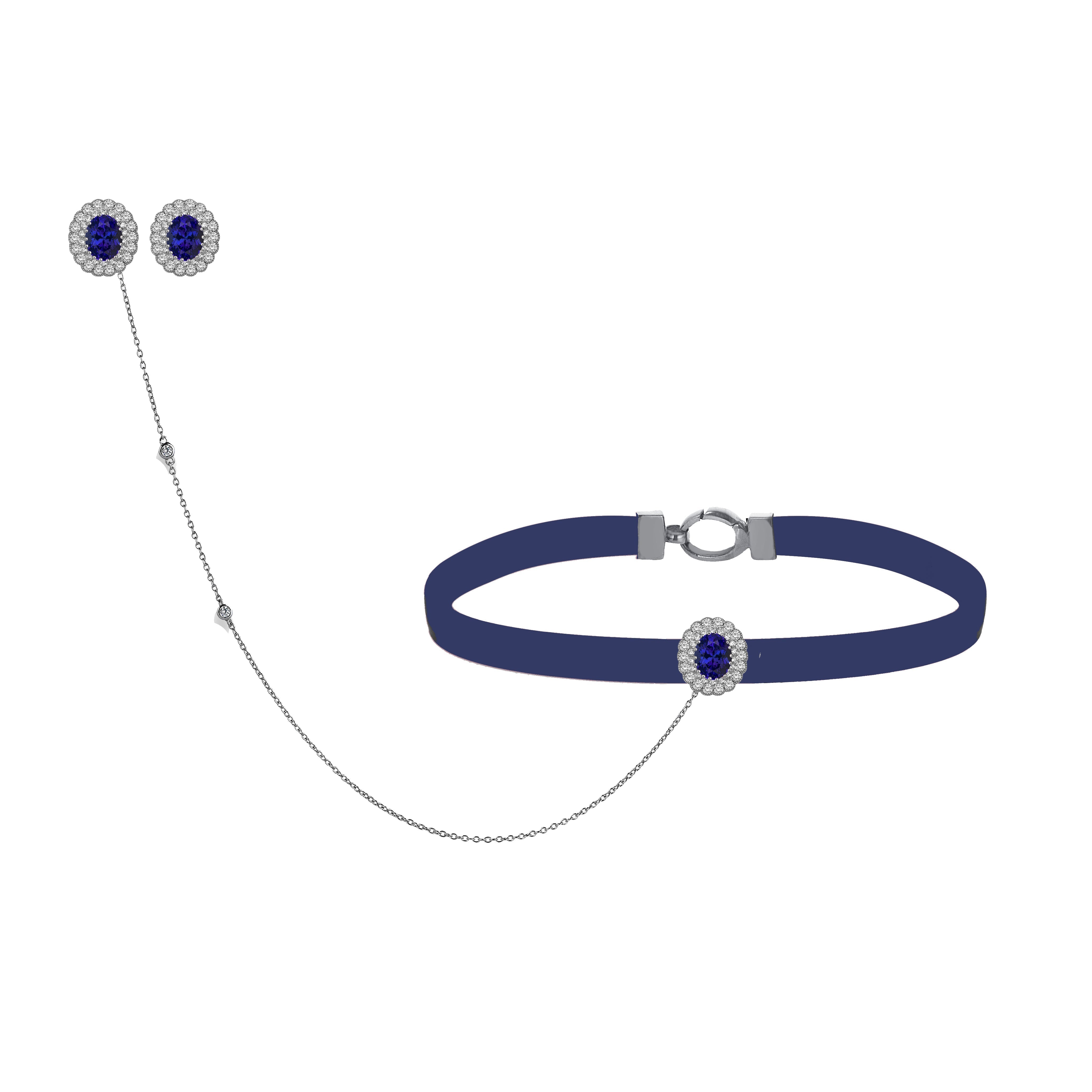8 Carat Diamond Hybrid Gold Neckmaran