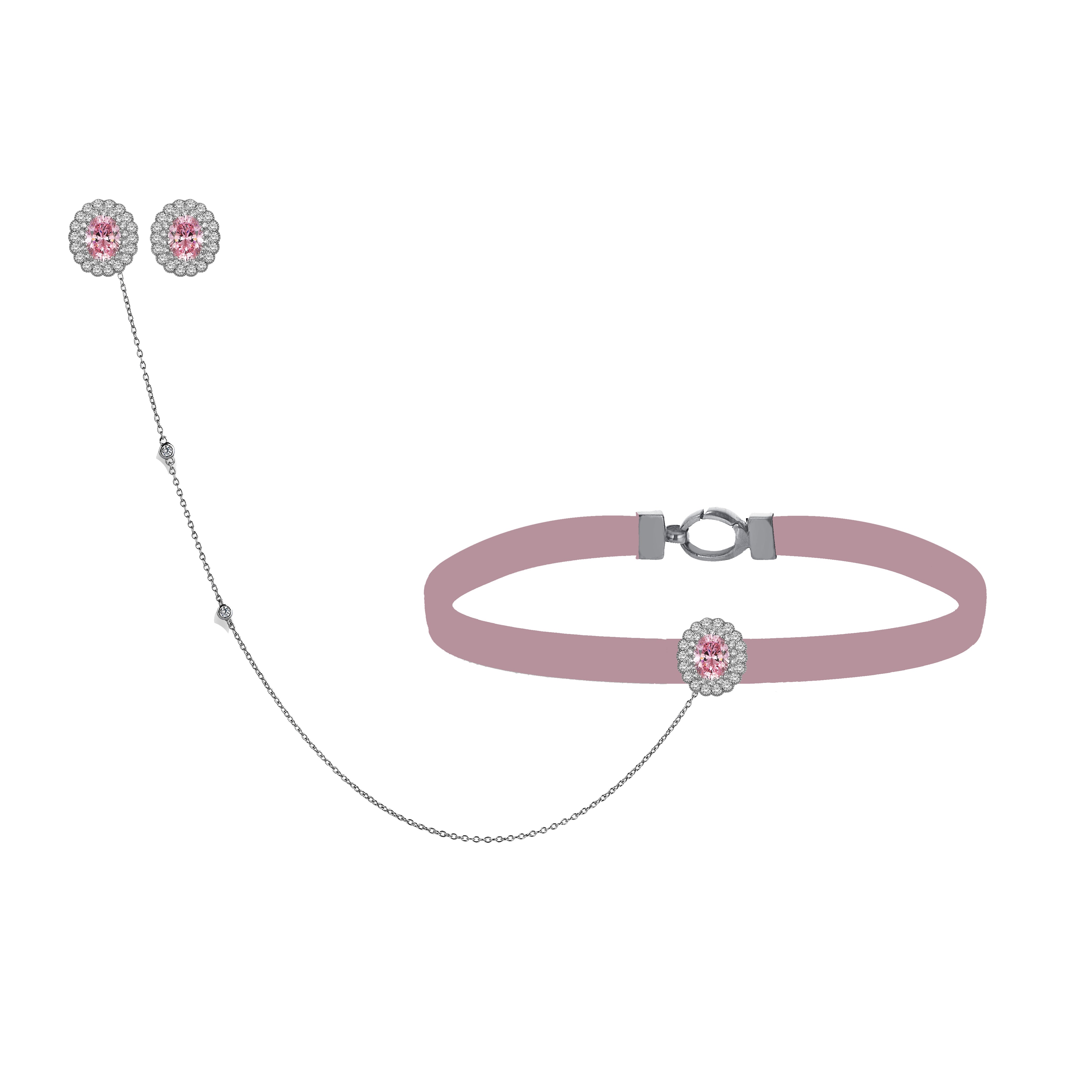 8 Carat Diamond Hybrid Gold Neckmaran