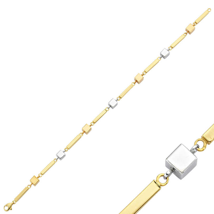 Sequential Cube Design Bracelet