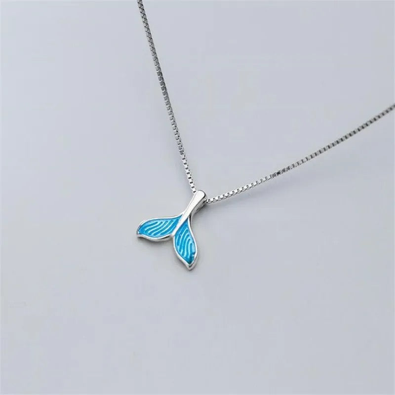 925 Silver | Whale Tail Necklace