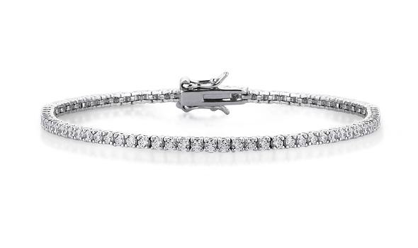 4 Carat Diamond Hybrid Gold Waterway Bracelet Super Offer Price
