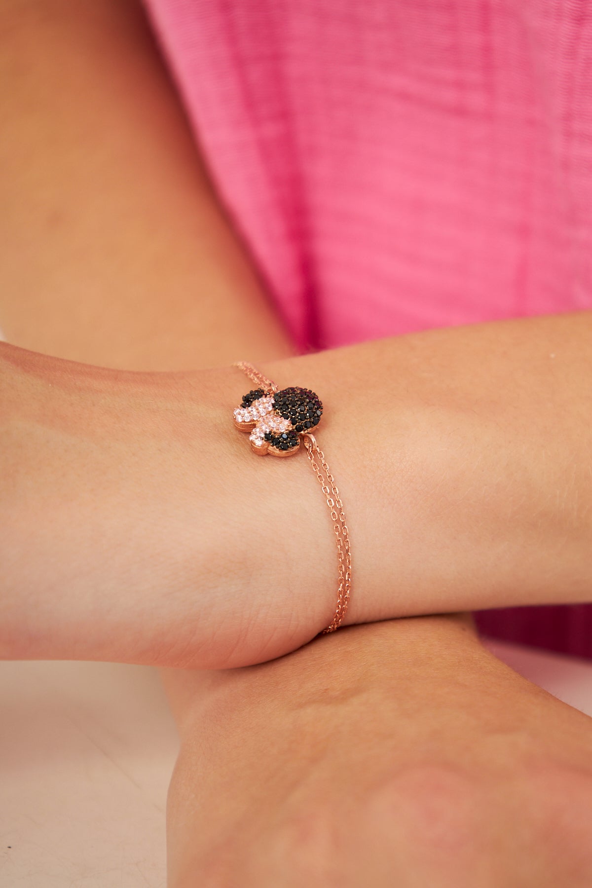 Vienna Minnie 14 Carat Gold Plated Silver Bracelet