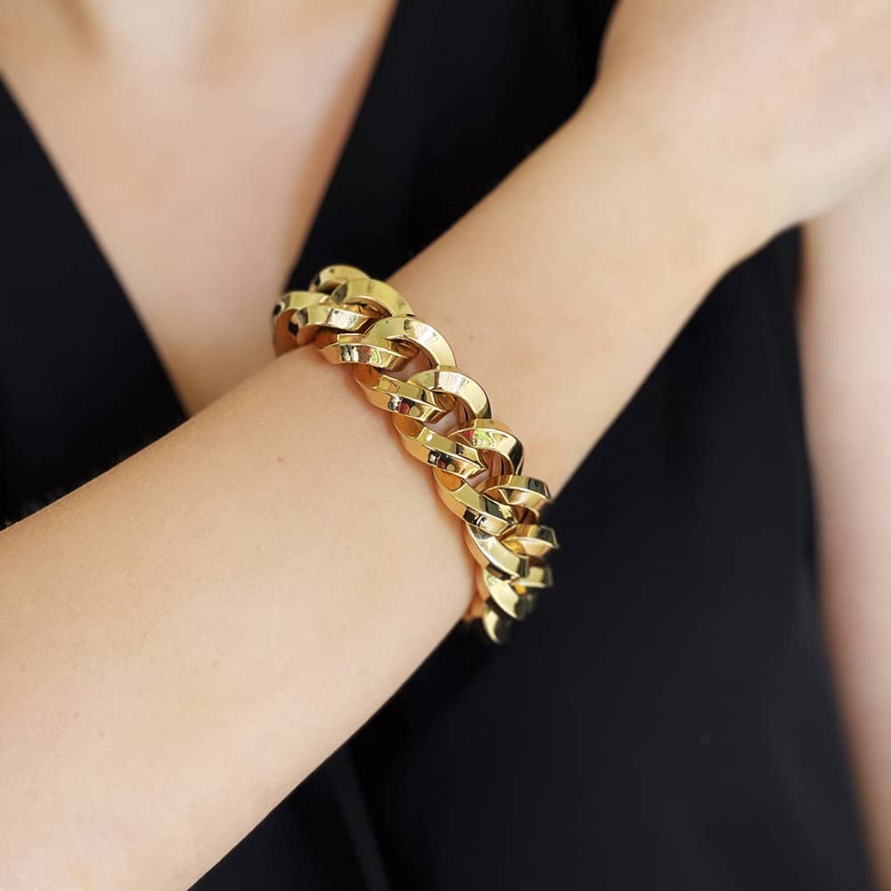 Thick Cuban Link Bracelet