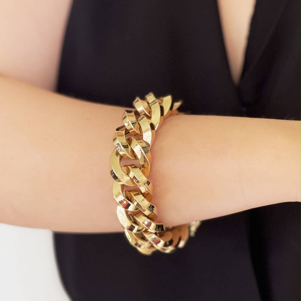 Thick Cuban Link Bracelet