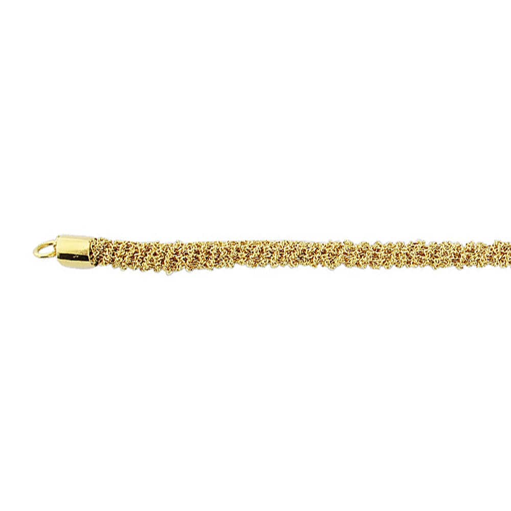 18 Carat Handmade Knitted Bracelet