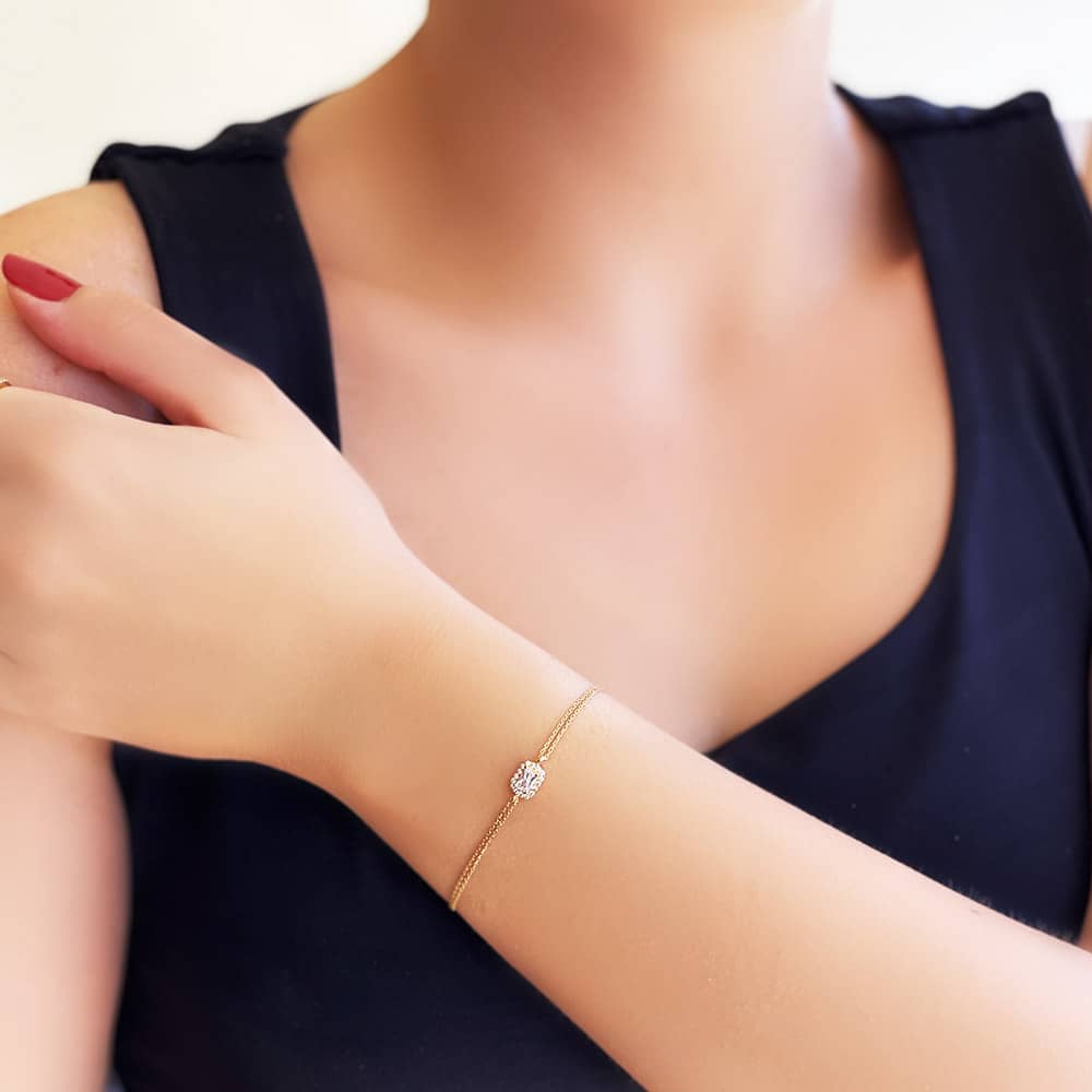 14 Carat Baguette Bracelet